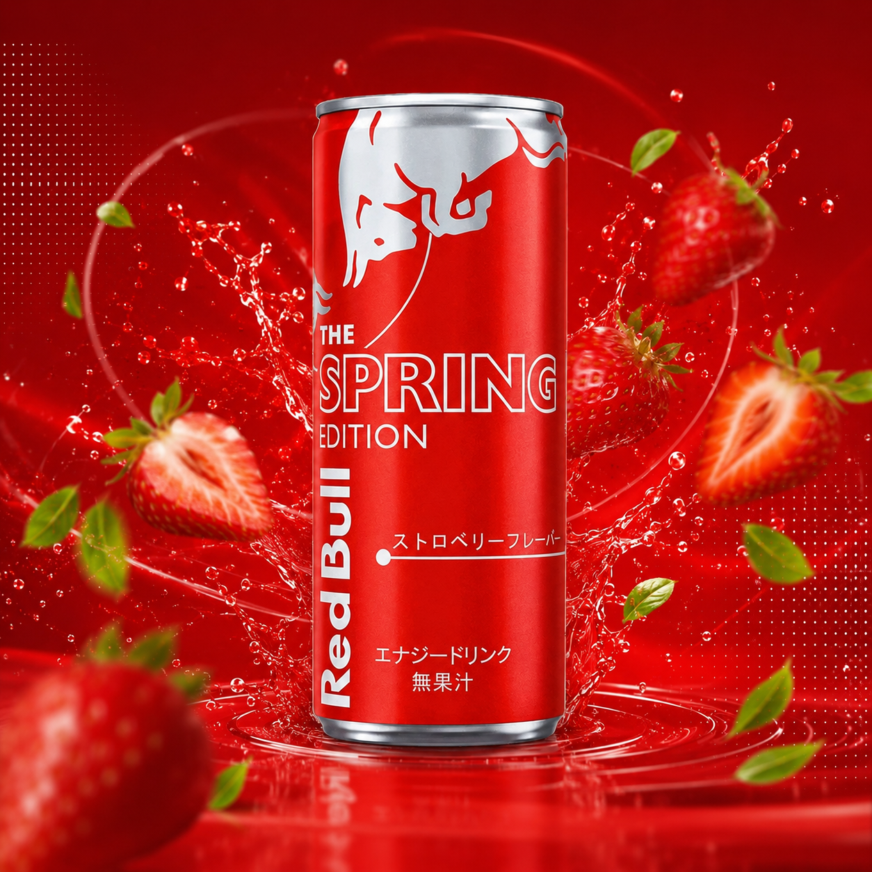 Red Bull Strawberry Spring Edition 2025 Japan 250ml
