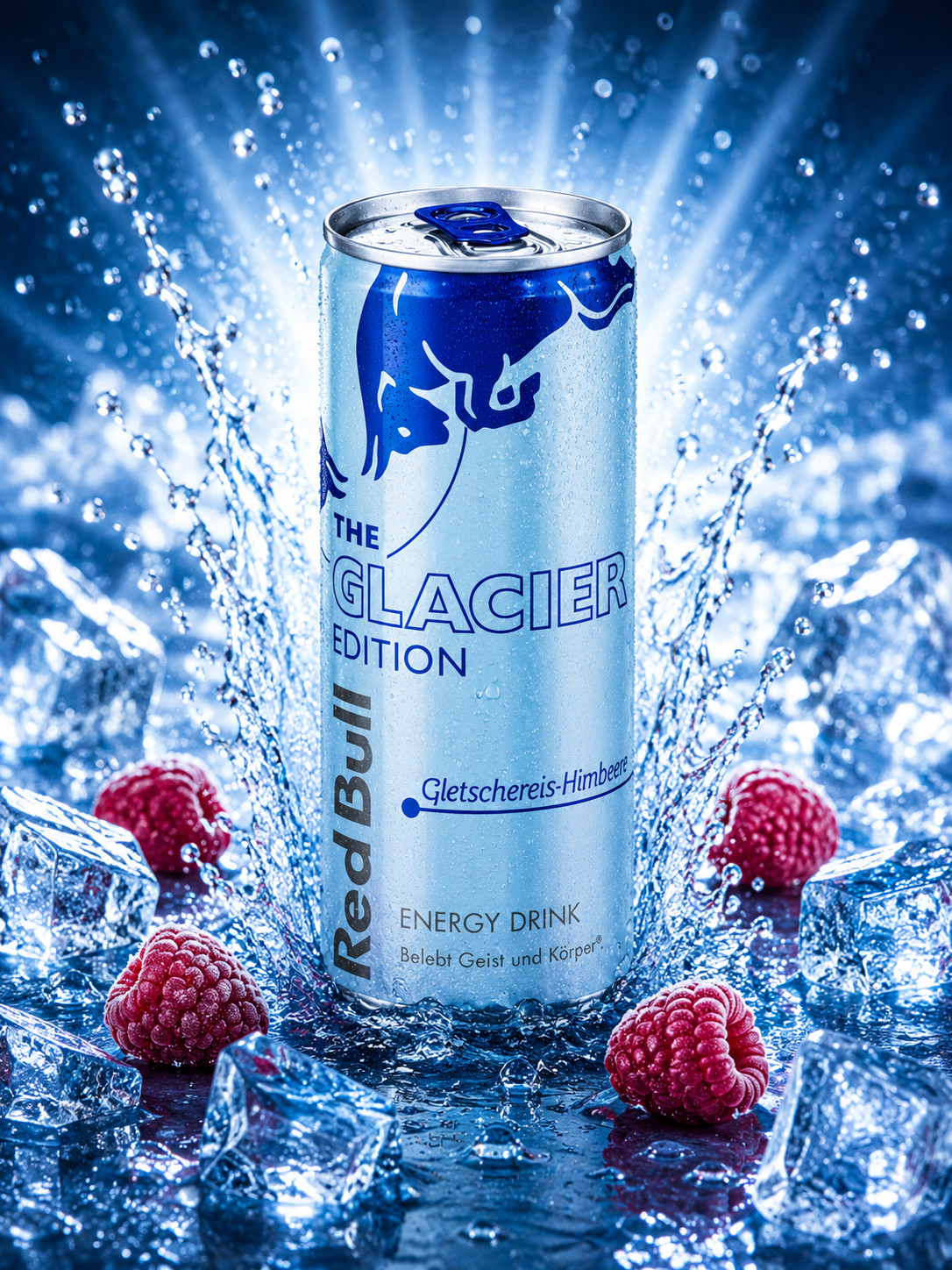 Red Bull The Glacier Edition - Gletschereis Himbeere
